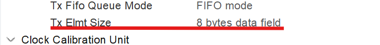 FDCAN Tx Queue Size