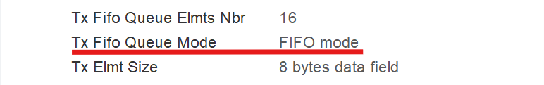 FDCAN Tx Queue Mode