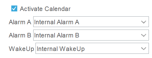 RTC Internal Alarms