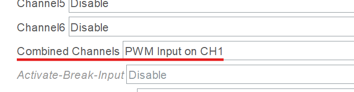 CubeMX combined channels