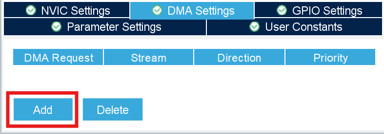USART DMA setting