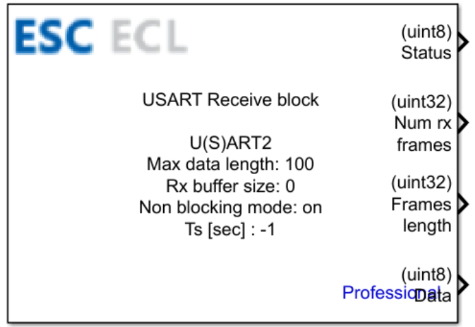 USART Receive block