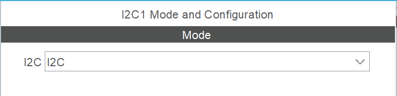 I2C Mode setting